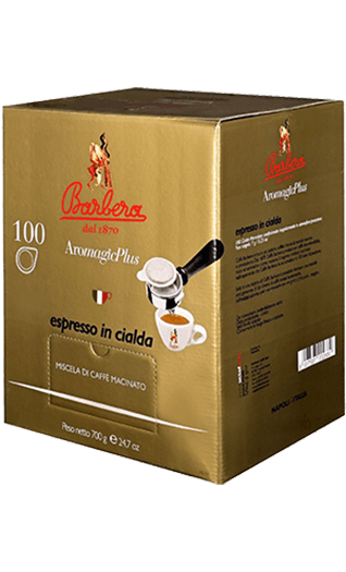 Barbera Kaffee Espresso AroMagica Plus E.S.E. Pads 100 Stück