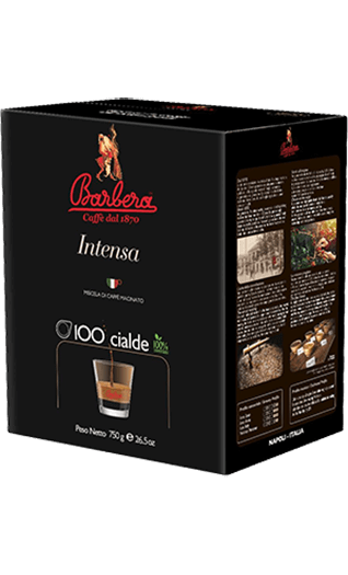 Barbera Kaffee Espresso Intensa E.S.E. Pads 100 Stück