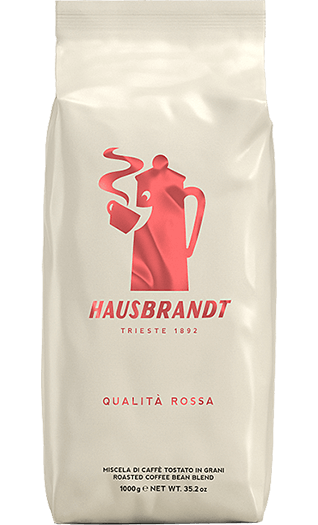 Hausbrandt Kaffee Espresso Qualita Rossa 1kg Bohnen