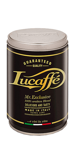 Lucaffe Mr. Exclusive 100% Arabica 250g gemahlen Dose