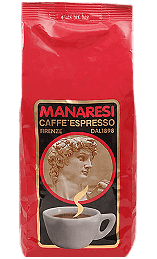 Manaresi Kaffee Espresso Rosso 1kg Bohnen