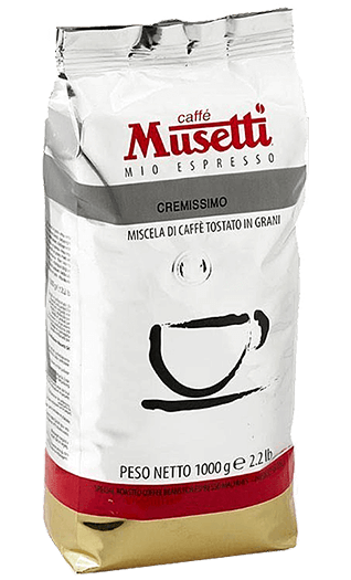 Musetti Kaffee Espresso Cremissimo 1kg Bohnen