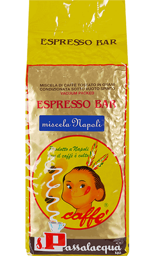 Passalacqua Kaffee Espresso Miscela Napoli Gran Caffe 1kg Bohnen