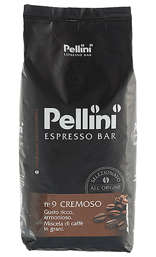 Pellini Kaffee Espresso Bar N° 9 Cremoso 1kg Bohnen